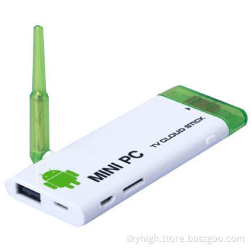 Android 4.1.1 TV HDMI Dongle, Rockchip 3066 Dual Core, External Antenna, Built-in MIC, support DLNA